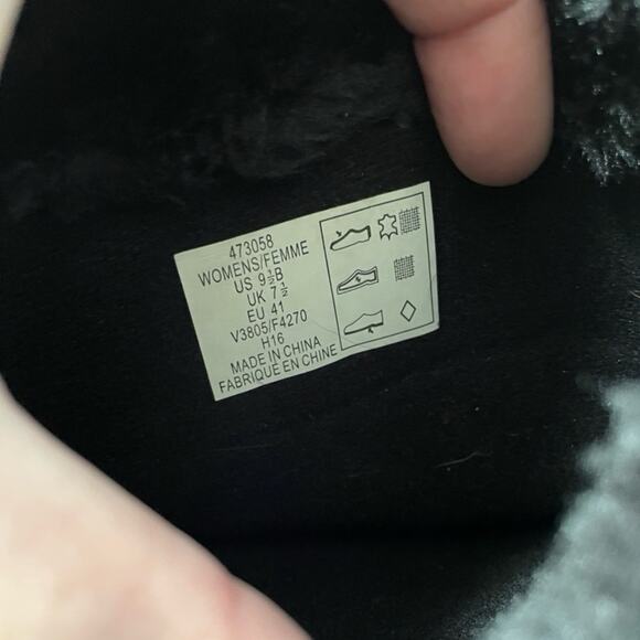 Lands’ End Women’s Drift Snow Boots Black Suede Size 9.5 - Picture 9 of 9